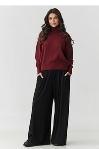  Rollkragenpullover model 217397 Makadamia 