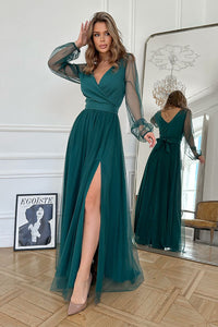  Langes Kleid model 220099 Bicotone 