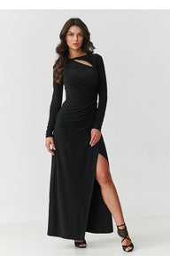  Langes Kleid model 220425 Makadamia 