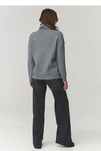  Rollkragenpullover model 220772 Makadamia 