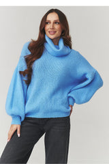  Rollkragenpullover model 220796 Makadamia 