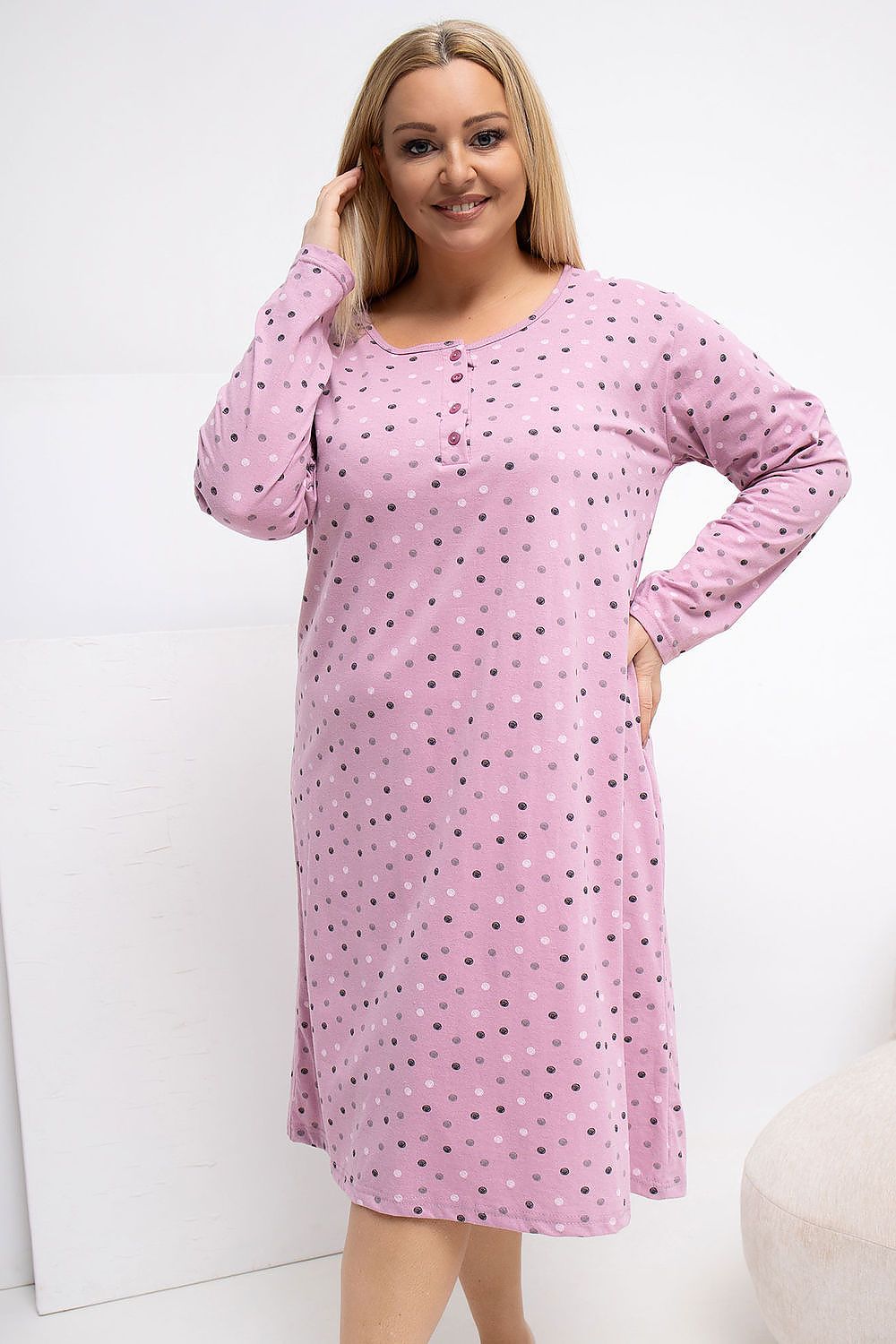  Nachthemden in großen Größen model 223303 Forever Pink 