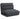 HOMCOM Sitzsack mit Bettfunktion, neigbare Lehne, klappbar, bis 120kg, 70 x 72 x 56 cm, Dunkelgrau