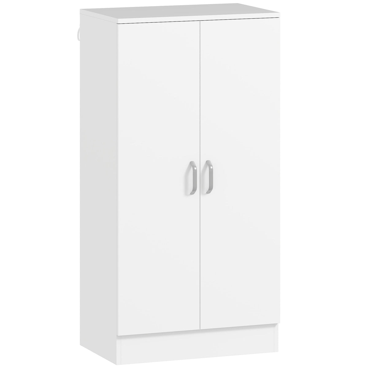HOMCOM Schuhschrank mit Soft-Close-Scharnieren, verstellbare Regale, 6-stufiges Schuhregal für Flur