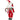 HOMCOM Singender & tanzender Weihnachtsmann, 120 cm, stehende animierte Weihnachtsfigur mit Girlande & Sack