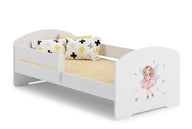 LUK children's bed 140x70 with railing - Girl with wings