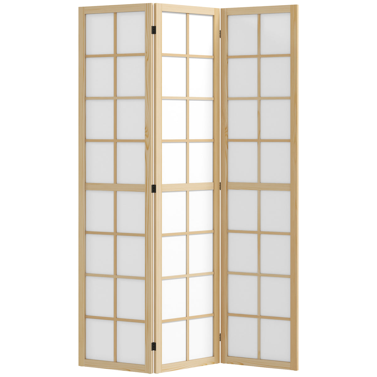 HOMCOM Faltbarer Raumtrenner, freistehender Sichtschutz für Wohnzimmer, Schlafzimmer, Büro, 120 x 170 cm