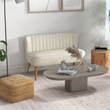 HOMCOM 2-Sitzer Sofa, weiche Polsterung, pflegeleichter Bezug, bis 220 kg, 117 x 56,5 x 77 cm – Produktabbildung 10