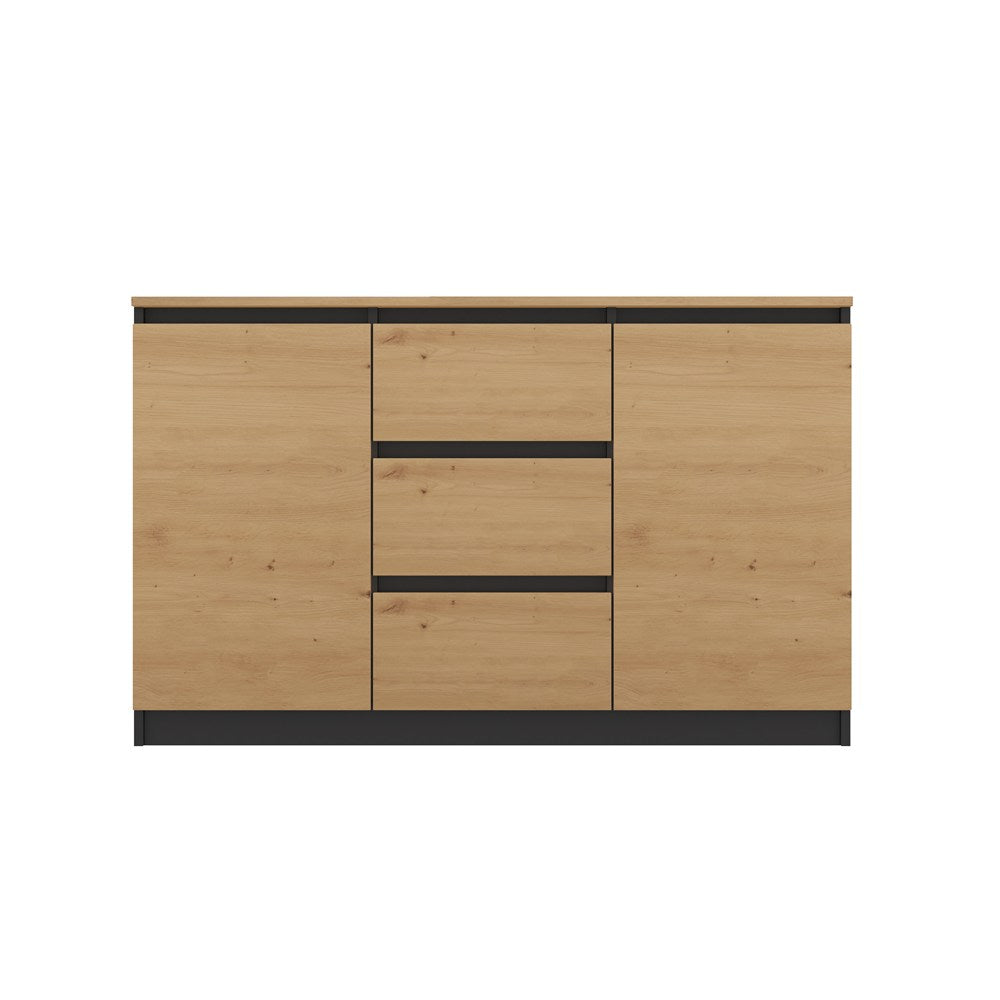 Kommode COSTA 1D3S/2D3S BA ANTHRAZIT EICHE ARTISAN – Produktabbildung 5