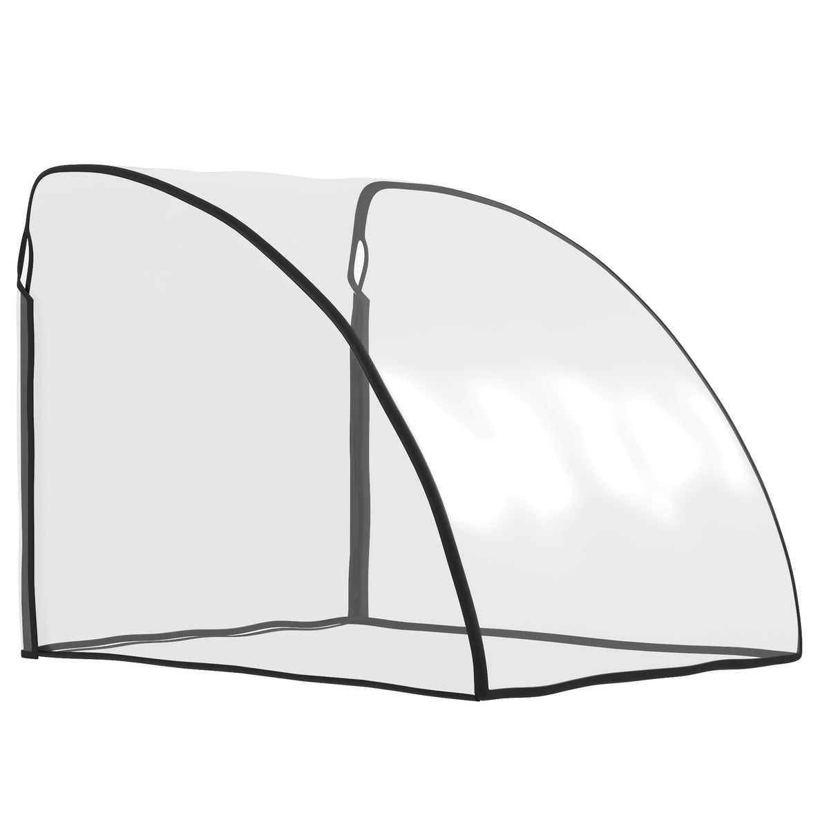 HOMCOM Faltgarage für Kinderanhänger, Wasserdicht Abdeckung mit UV-Schutz, Regenschutz 76 x 61 x 61 cm