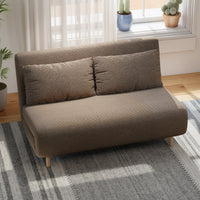 HOMCOM Schlafsofa, Gästebett, 3-fach verstellbare Rückenlehne, Kordoptik, bis 120 kg, 141 x 90 x 81 cm – Produktabbildung 8