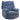 HOMCOM Massagesessel mit Wärme- & Liegefunktion, drehbar, bis 150 kg, Metallgestell, 98x90x98cm, Blau