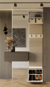 Garderobe Kleiderpaneel HAGA 1W KASCHMIR BEIGE – Produktabbildung 4