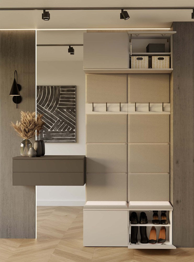 Garderobe Doppel-Kleiderpaneel HAGA II 2W KASCHMIR BEIGE – Produktabbildung 4