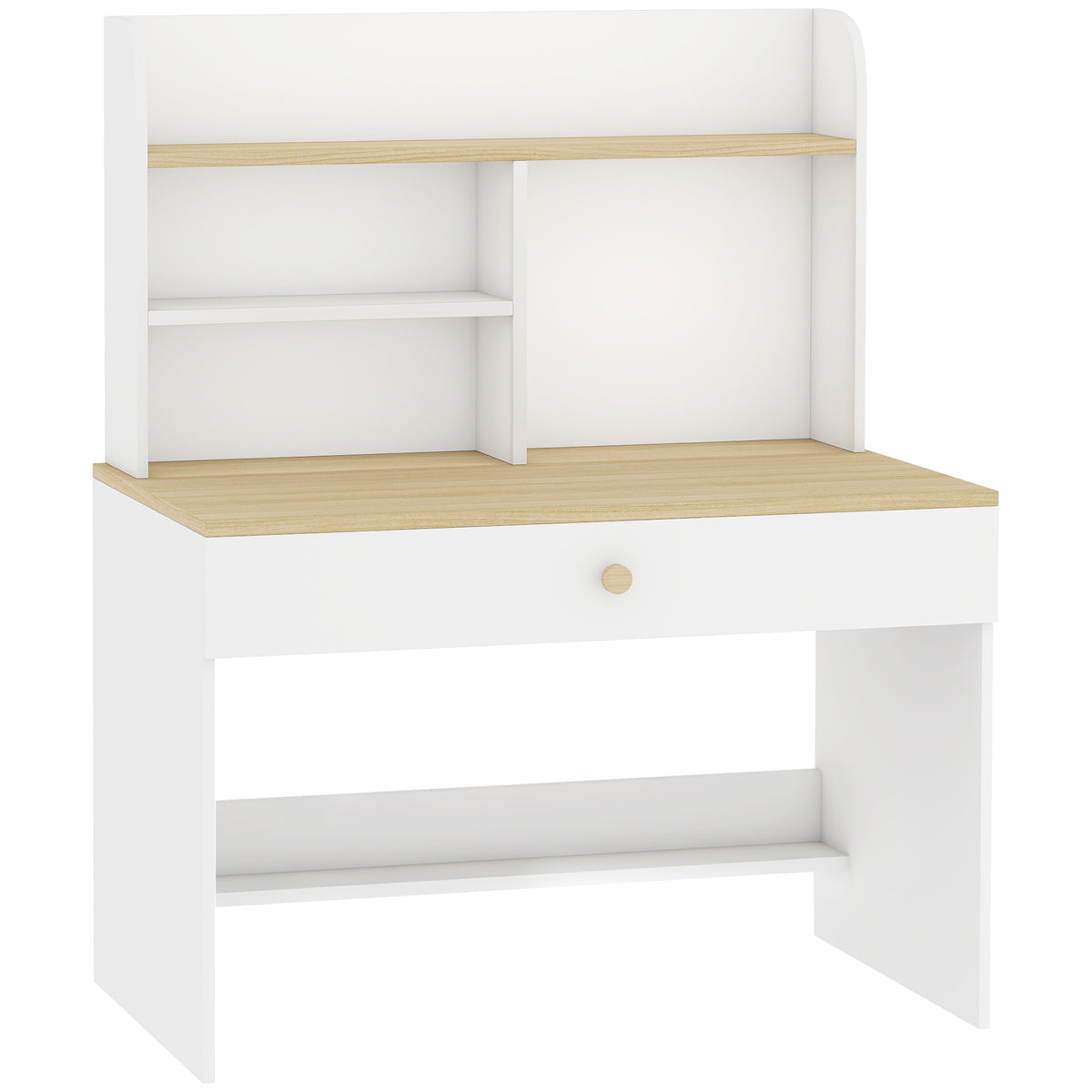 Kinderschreibtisch Kinder Schreibtisch mit Schublade Bücherregal Stauraum für Kinder 3-8 Jahre, 80 x 50 x 100