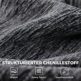 HOMCOM 3-Sitzer Ecksofa in L-Form mit Ottomane, wandelbares Chenille-Cloud-Schlafsofa mit – Produktabbildung 6