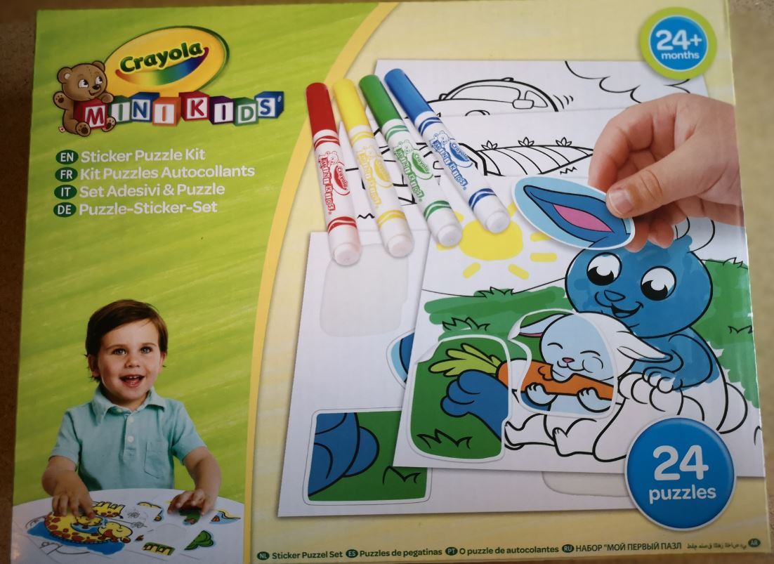 Crayola: Mini Kids - Set: Mein erstes Puzzle - Aufkleber