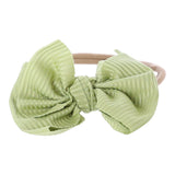 Baby-Haarband mit Schleife – grün