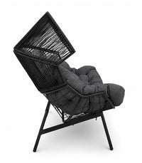 Modernes Gartensofa / Doppelter Kuschelsessel in Kokonform – Eleganz und Komfort in Ihrem Garten – Produktabbildung 4