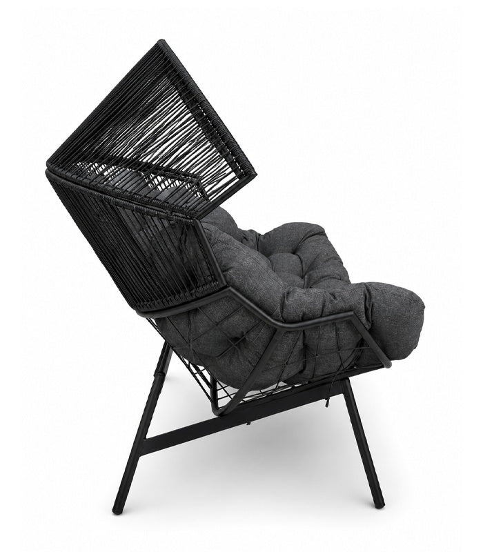 Modernes Gartensofa / Doppelter Kuschelsessel in Kokonform – Eleganz und Komfort in Ihrem Garten – Produktabbildung 4