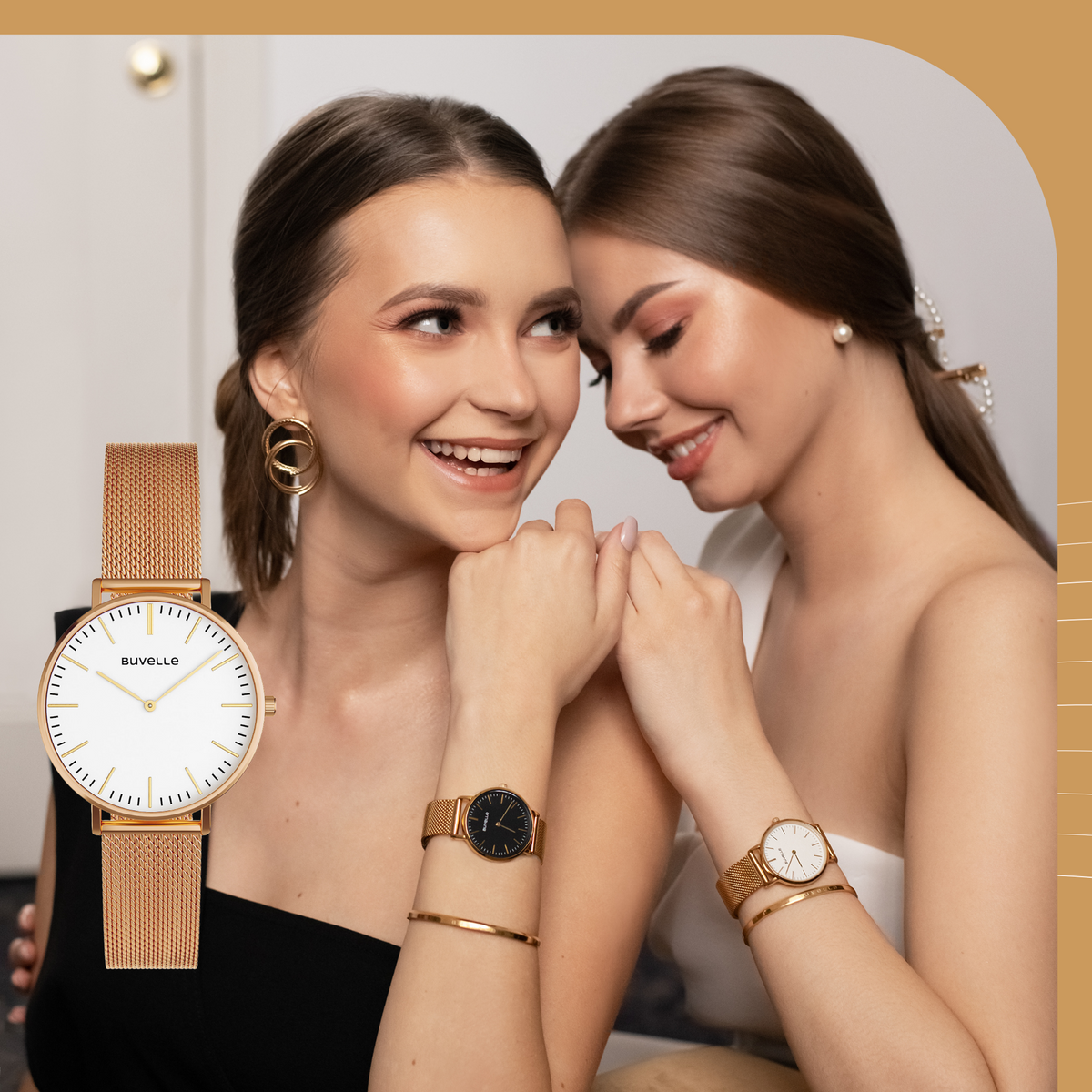 Damenuhr BUVELLE - roségold – Produktabbildung 8