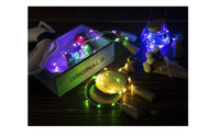 Blaue LED-Lichterkette mit Korken – Produktabbildung 4