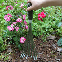 Mini-Gartenrechen, 9 Zinken – Produktabbildung 2