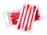 Silikonschnürsenkel 14 Stück – rot – Produktabbildung 4