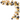 Ballongirlande – Schwarz-Gold