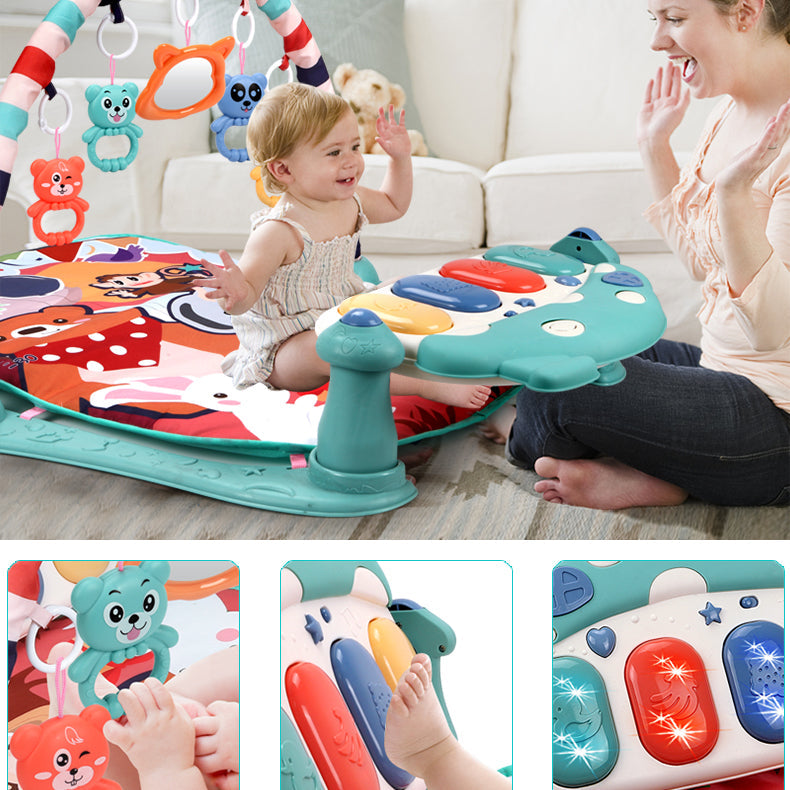 Spielmatte für Babys mit Klavier – grün