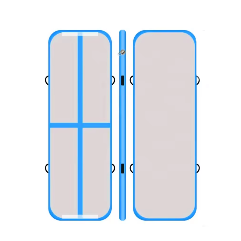 AIRTRACK GYMNASTIKMATTE, AKROBATIKBAHN, BLAU, 400X100X20 – Produktabbildung 2
