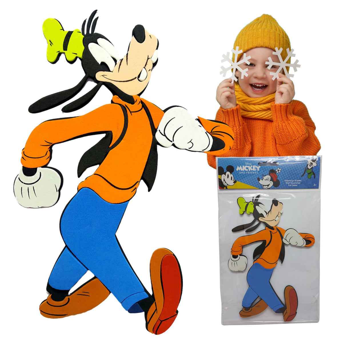 Wanddekoration Mickey Mouse - Goofy (klein)