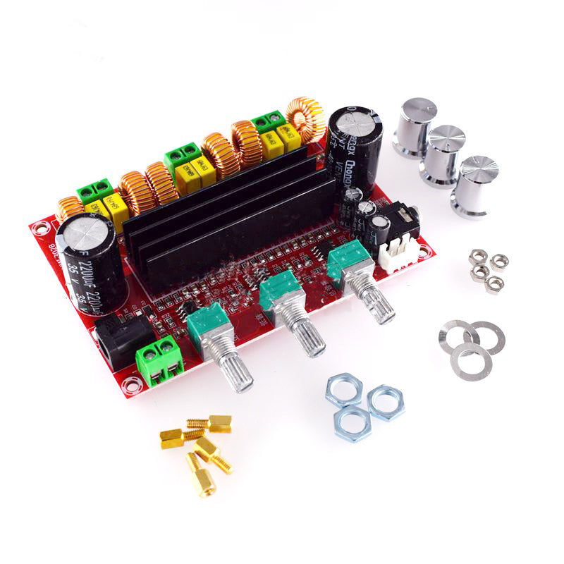 2.1-Leistungsverstärker 2x80W + 100W (WOOFER) TPA3116D, 12V-24V TPA3116D2, Arduino