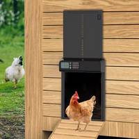 Automatische Hühnerstalltür mit Zeitschaltuhr – Schwarz – Produktabbildung 3