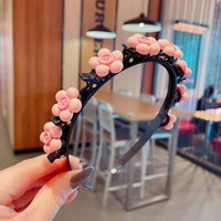 Stirnband mit Haarklammern — Blume, Muster II – Produktabbildung 2