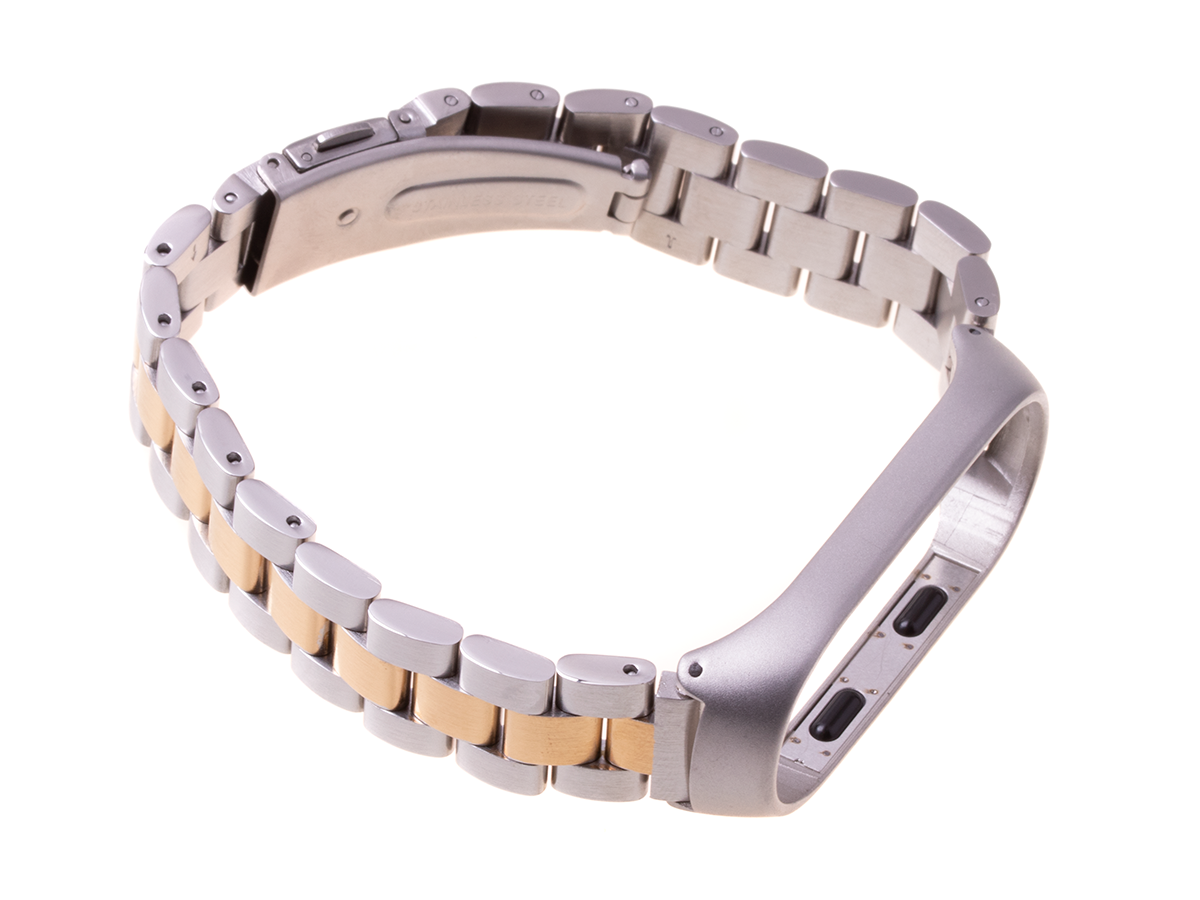 Armband für Xiaomi Mi Band 3 / Xiaomi Mi Band 4 – silber-gold