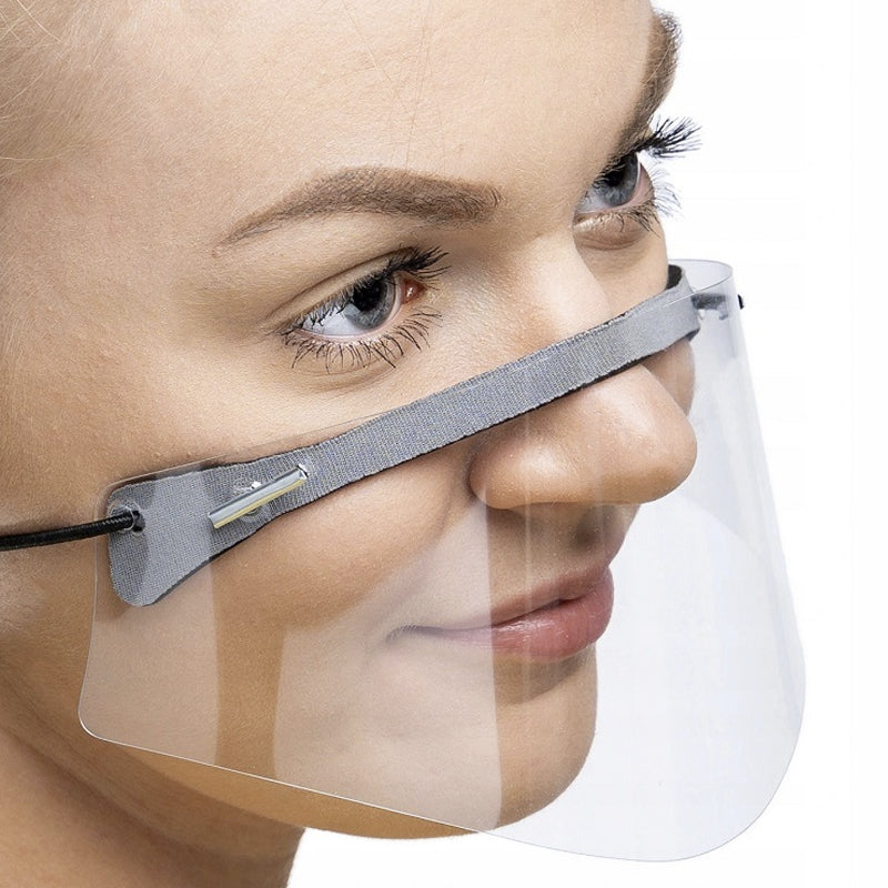 Mini-Nasen-Mund-Helm – grau – Produktabbildung 2