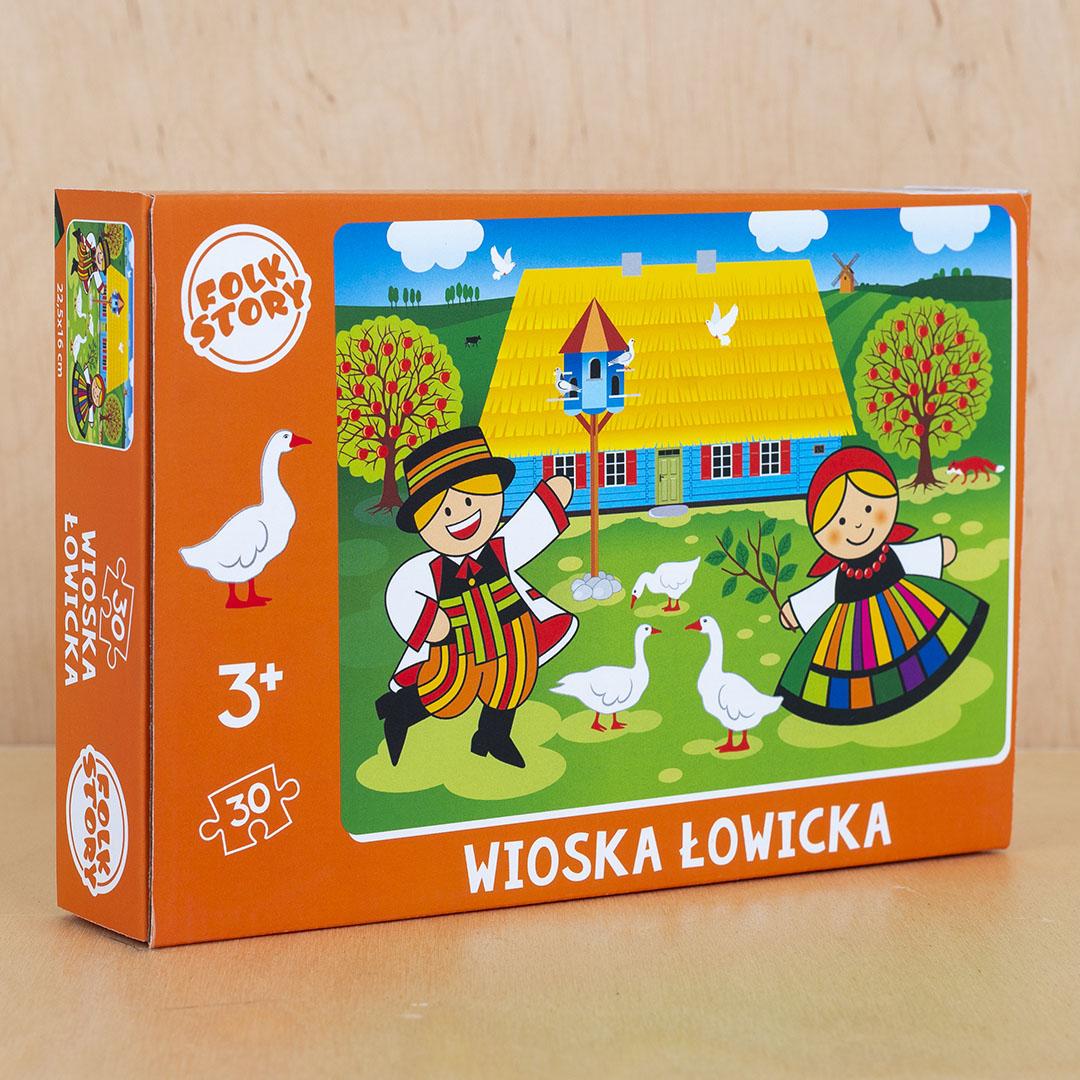 Puzzle FOLKSTAR Dorf Łowicz, 30 Teile
