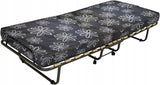 Klappbares Gäste-/Campingbett mit Matratze und Rollen 80×190 cm – Grau – Produktabbildung 6