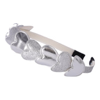 Herz-Haarreif – silber – Produktabbildung 3