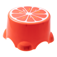 Rutschfester Fußhocker, Tritthocker – klein, orange – Produktabbildung 3