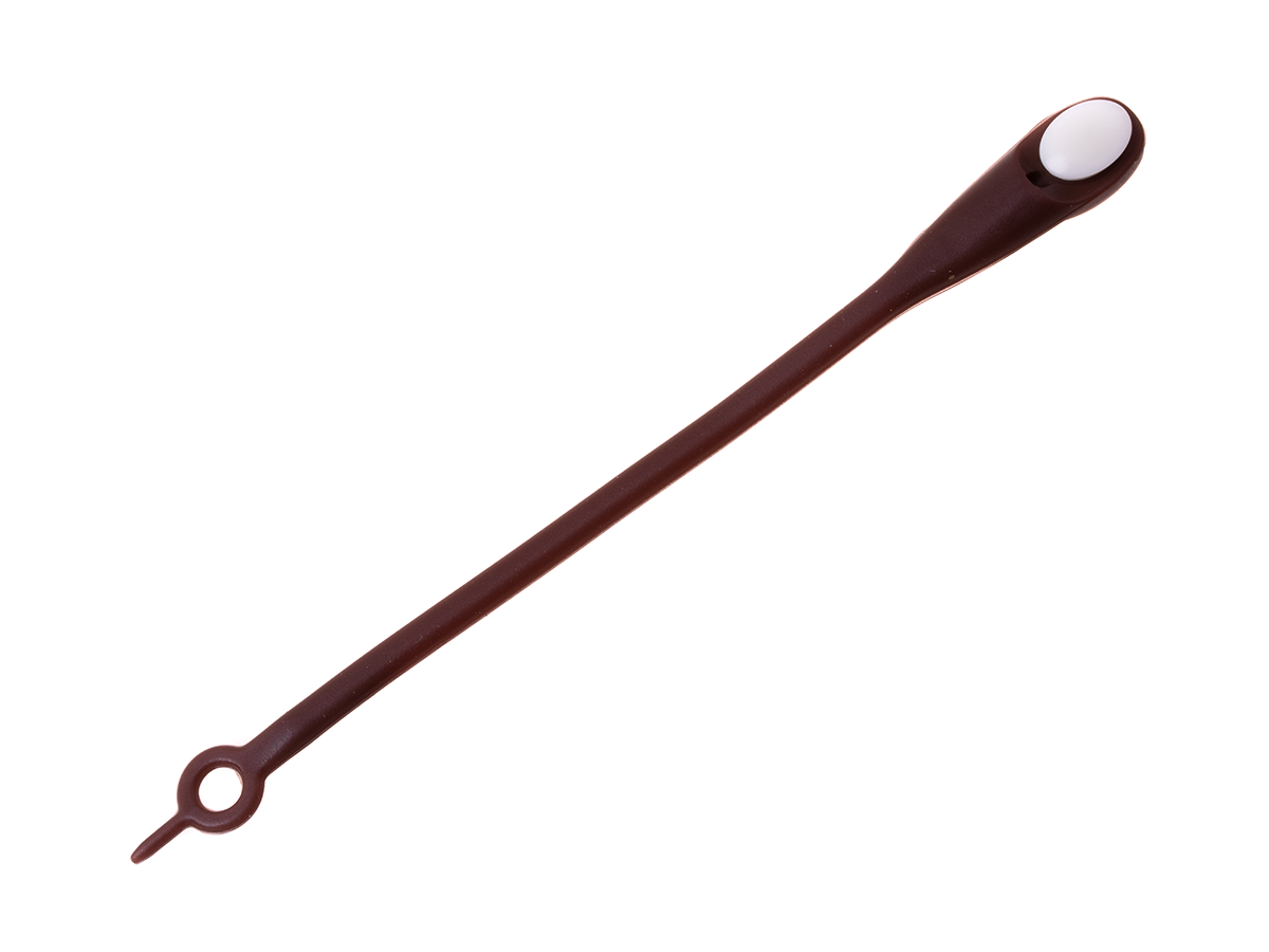 Silikon-Schnürsenkel 14 Stück - braun