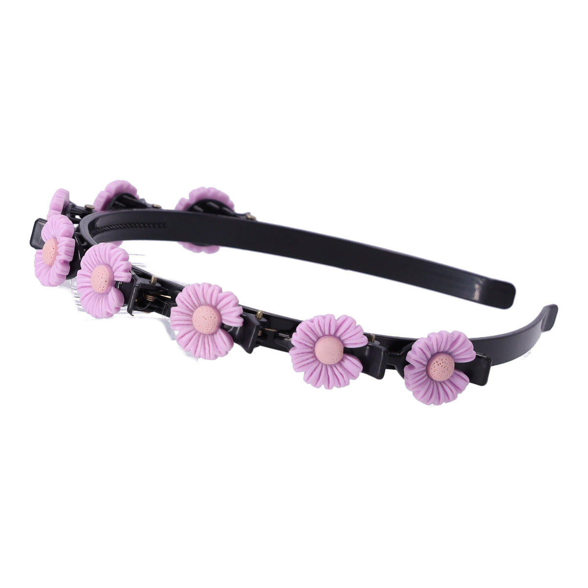 Haarreif mit Haarspangen — Blume, Muster I