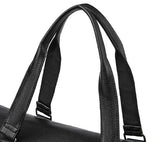 Premium-Ledertasche für Reisen und Fitnessstudio – Farbe Schwarz – Produktabbildung 2