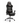 Ergonomischer schwarzer Gamingstuhl mit Fußstütze und Höhenverstellung – Gamingstuhl für Büro und Zimmer
