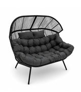 Modernes Gartensofa / Doppelter Kuschelsessel in Kokonform – Eleganz und Komfort in Ihrem Garten – Produktabbildung 8