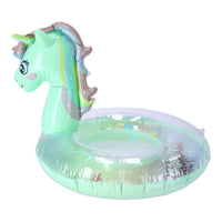 Aufblasbarer Schwimmring für Kinder 70 cm – Einhorn, grün – Produktabbildung 4