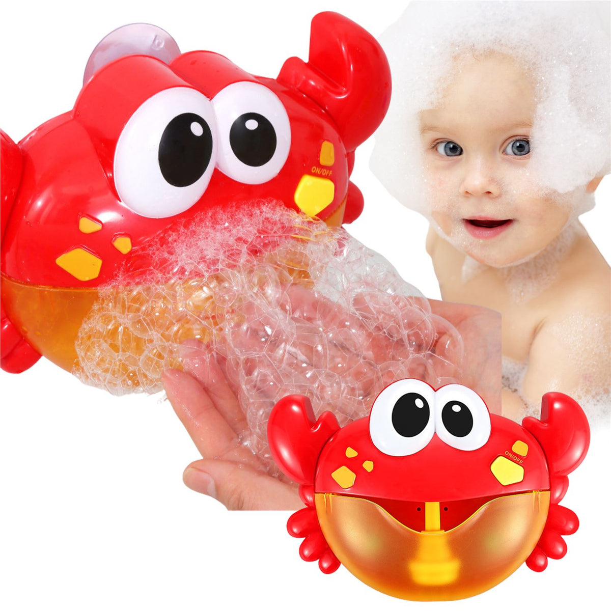 Schaumspender für die Badewanne – Krabbe