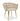 Samtstuhl GLAMOUR – BEIGE, goldene Beine, geflochten, modern