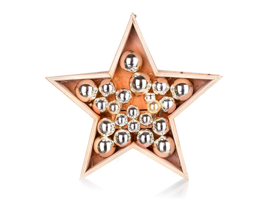 Weihnachtsstern 15 LED, Höhe 36cm